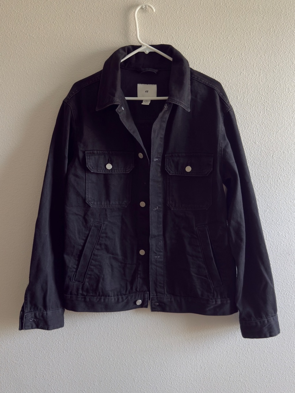 H&M Black Lightweight Shirt Jacket